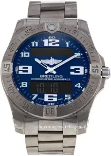 Breitling Breitling Aerospace E79363101C1E1 43mm Titanium Blue