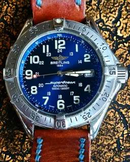 Breitling Breitling Superocean A17040 41mm Stainless steel Blue