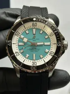 Breitling Breitling Superocean A17376211L2S1 44mm Stainless steel Turquoise