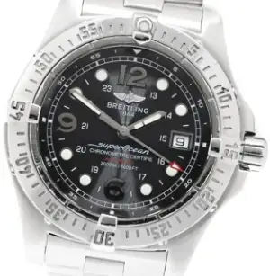 Breitling Breitling Superocean A17390 44mm Stainless steel Black