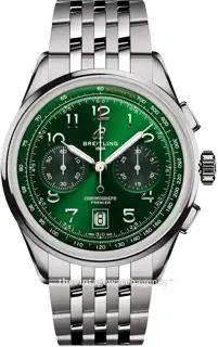 Breitling Breitling Premier AB0145371L1A1 42mm Stainless steel Green