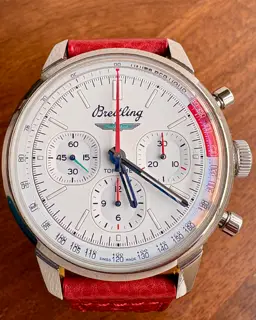 Breitling Breitling Top Time AB01766A1A1X1 41mm Stainless steel White