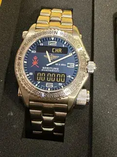 Breitling Breitling Emergency E56121.1 43mm Titanium Blue