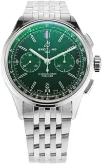 Breitling Breitling Premier AB0118221L1A1 42mm Stainless steel Green