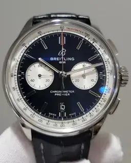 Breitling Breitling Premier AB0118371B1P1 42mm Stainless steel Black