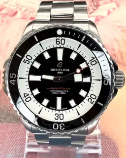 Breitling Breitling Superocean A17378 46mm Stainless steel Black