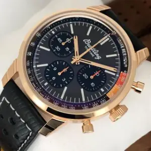 Breitling Breitling Top Time RB01761A1Q1X1 41mm Rose gold Brown