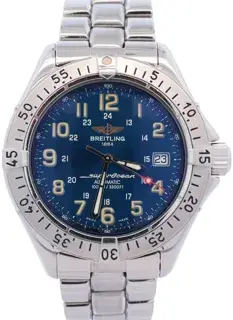Breitling Breitling Superocean A17040 41mm Stainless steel Blue