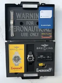 Breitling Breitling Emergency E56121 43mm Titanium Dark gray