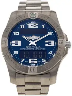 Breitling Breitling Aerospace E79363 43mm Titanium Blue