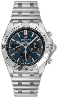 Breitling Breitling Chronomat AB0134101C1A1 42mm Stainless steel Blue