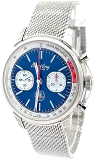 Breitling Breitling Top Time AB01763A1C1A1 41mm Stainless steel Blue