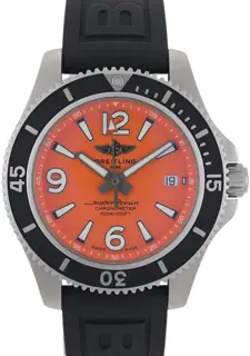 Breitling Breitling Superocean A17366 42mm Stainless steel Orange