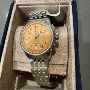 Breitling Breitling Premier AB0145331K1A1 42mm Stainless steel Salmon