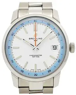 Breitling Breitling Top Time AB3113 38mm Stainless steel Silver