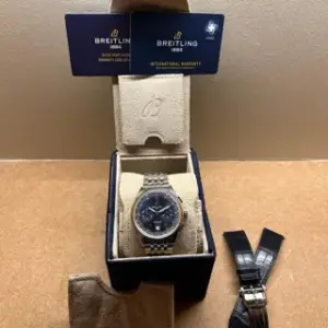 Breitling Breitling Premier AB0145171C1A1 42mm Stainless steel Blue