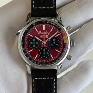 Breitling Breitling Top Time AB01761A1K1X1 41mm Stainless steel Red