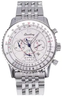Breitling Breitling Montbrillant A41330 / A414G96NP 38mm Stainless steel White