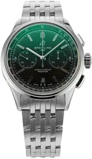 Breitling Breitling Premier AB0118A11L1A1 42mm Stainless steel Green