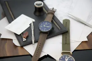 Burlap Automatic Pilot's Watch