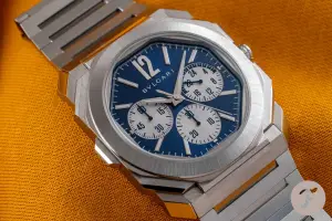 Bvlgari Octo Finissimo S Chronograph GMT “Reverse Blue Panda”