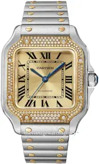 Cartier Cartier Santos de Cartier W3SA0007 35mm Stainless steel Golden