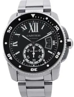 Cartier Cartier Calibre de Cartier W7100057 42mm Stainless steel Black