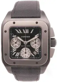 Cartier Cartier Santos 100 W2020005 41mm Titanium and Stainless steel Black