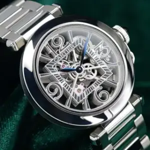 Cartier Cartier Pasha de Cartier WHPA0007 41mm Stainless steel Skeletonized