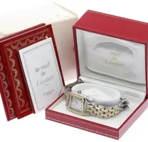 Cartier Cartier Panthère W25028B6 26mm Yellow gold and Stainless steel Beige