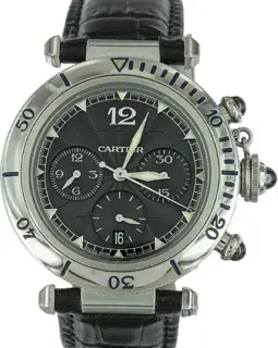 Cartier Cartier Pasha Seatimer 2113 38mm Stainless steel Gray