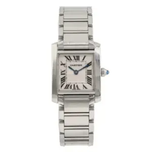 Cartier Cartier Tank Française W51008Q3/2384 20mm Stainless steel Silver