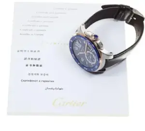 Cartier Cartier Calibre de Cartier W2CA0008 43mm Rose gold and Stainless steel Blue