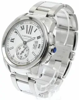 Cartier Cartier Calibre de Cartier W7100015 42mm Stainless steel Silver