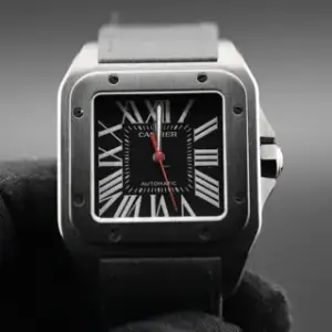 Cartier Cartier Santos de Cartier WSSA0006 41mm Stainless steel Black