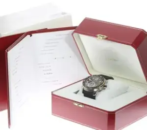 Cartier Cartier Calibre de Cartier W7100055 43mm Rose gold and Stainless steel Black