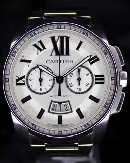 Cartier Cartier Calibre de Cartier W7100045 42mm Stainless steel Silver