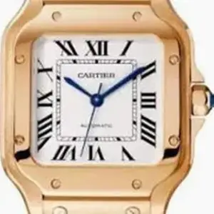 Cartier Cartier Santos de Cartier WGSA0031 40mm Rose gold Silver