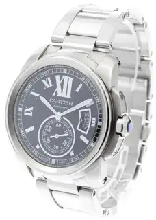 Cartier Cartier Calibre de Cartier W7100016 42mm Stainless steel Black