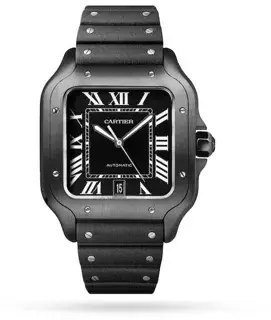 Cartier Cartier Santos de Cartier WSSA0039 40mm Stainless steel Black