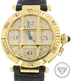 Cartier Cartier Pasha 820904 C 38mm Yellow gold White