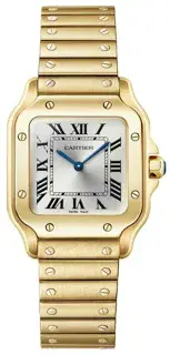 Cartier Cartier Santos de Cartier WGSA0107 27mm Yellow gold Silver