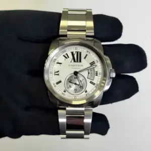 Cartier Cartier Calibre de Cartier W7100015 30mm Stainless steel Silver
