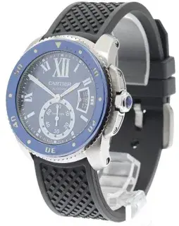 Cartier Cartier Calibre de Cartier WSCA0010 43mm Stainless steel Blue