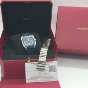 Cartier Cartier Santos de Cartier WSSA0048 40mm Stainless steel Blue