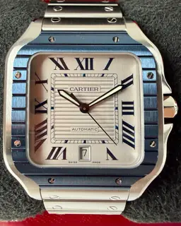 Cartier Cartier Santos de Cartier WSSA0047 39.8mm Stainless steel Silver