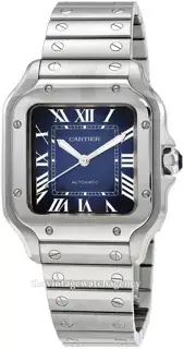 Cartier Cartier Santos de Cartier WSSA0063 35mm Stainless steel Blue