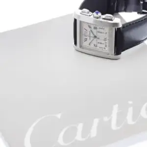 Cartier Cartier Tank Française W5101455 30mm Stainless steel Beige