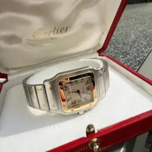 Cartier Cartier Santos Galbée 187901 29mm Yellow gold and Stainless steel White