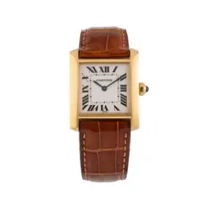 Cartier Cartier Tank Française 1821 25mm 18k yellow gold White